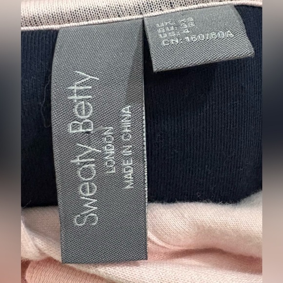Sweaty Betty Pink and Black Women's Sweater size 4 - Picture 3 of 4